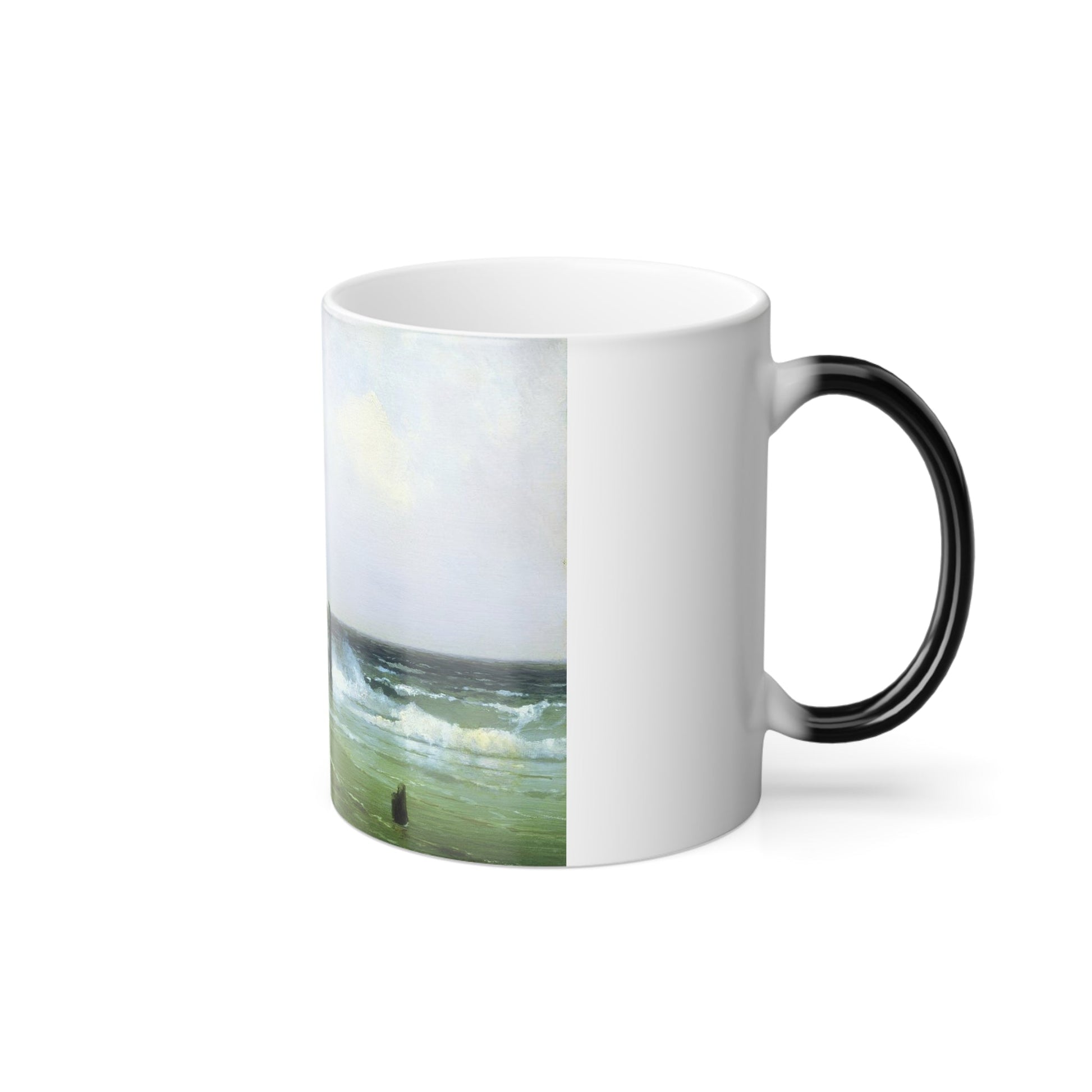 Arseny Ivanovich Meshchersky (1834-1902) Seascape 1899 - Color Changing Mug 11oz-11oz-The Sticker Space