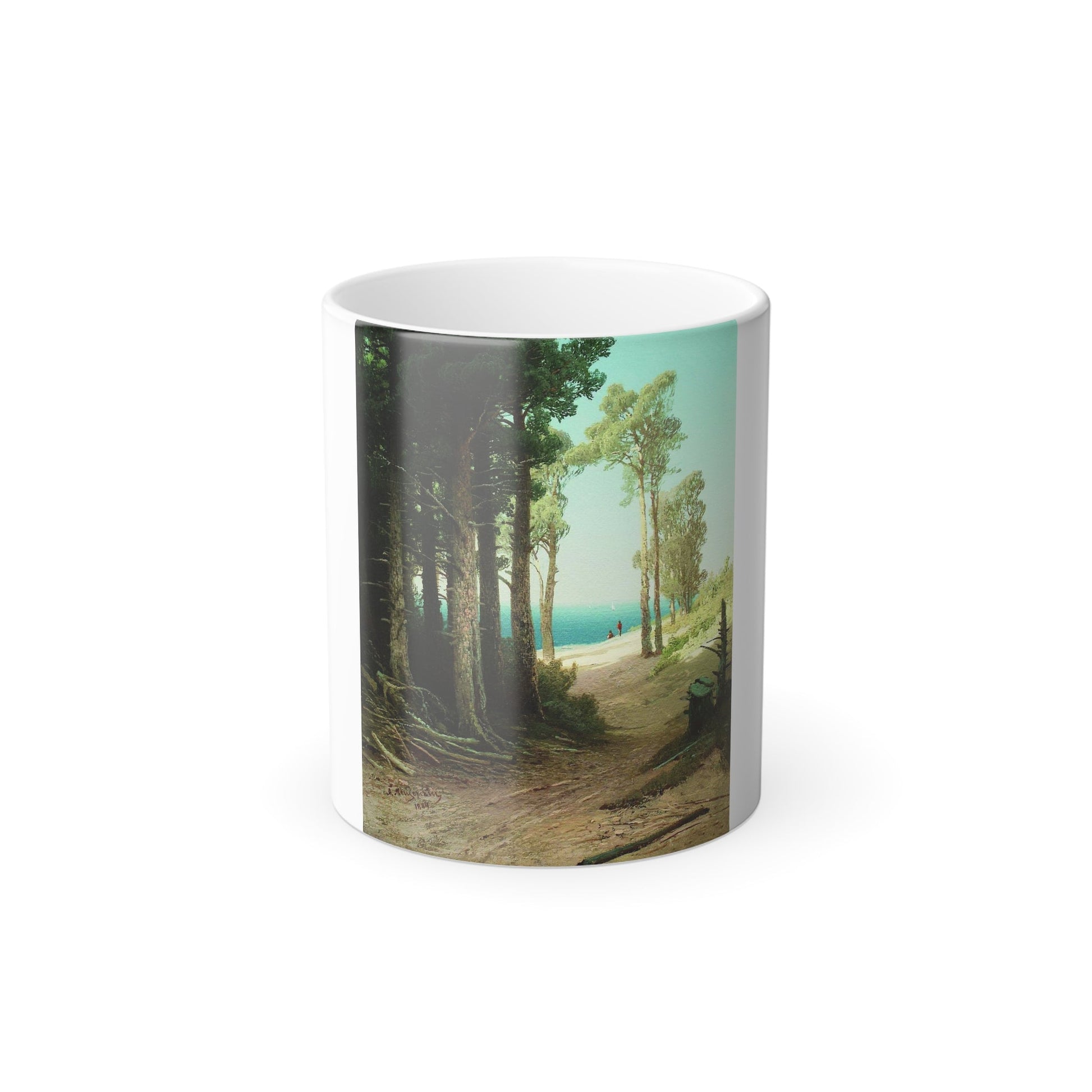 Arseny Ivanovich Meshchersky (1834-1902) Sunny Day 1884 - Color Changing Mug 11oz-11oz-The Sticker Space