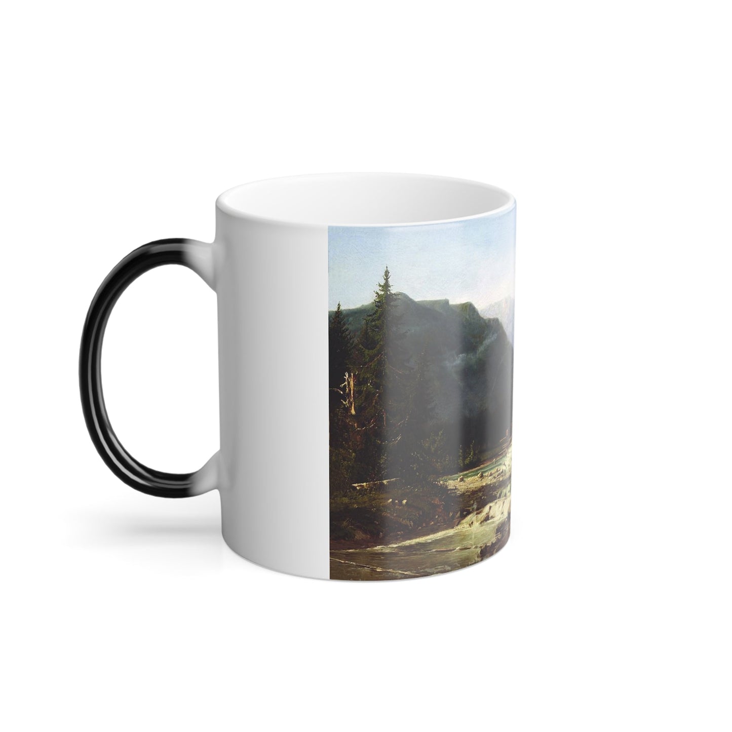 Arseny Ivanovich Meshchersky (1834-1902) Swiss Landscape - Color Changing Mug 11oz-11oz-The Sticker Space