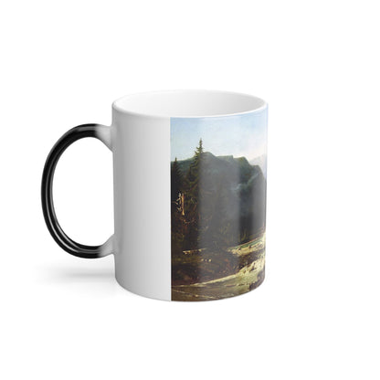 Arseny Ivanovich Meshchersky (1834-1902) Swiss Landscape - Color Changing Mug 11oz-11oz-The Sticker Space