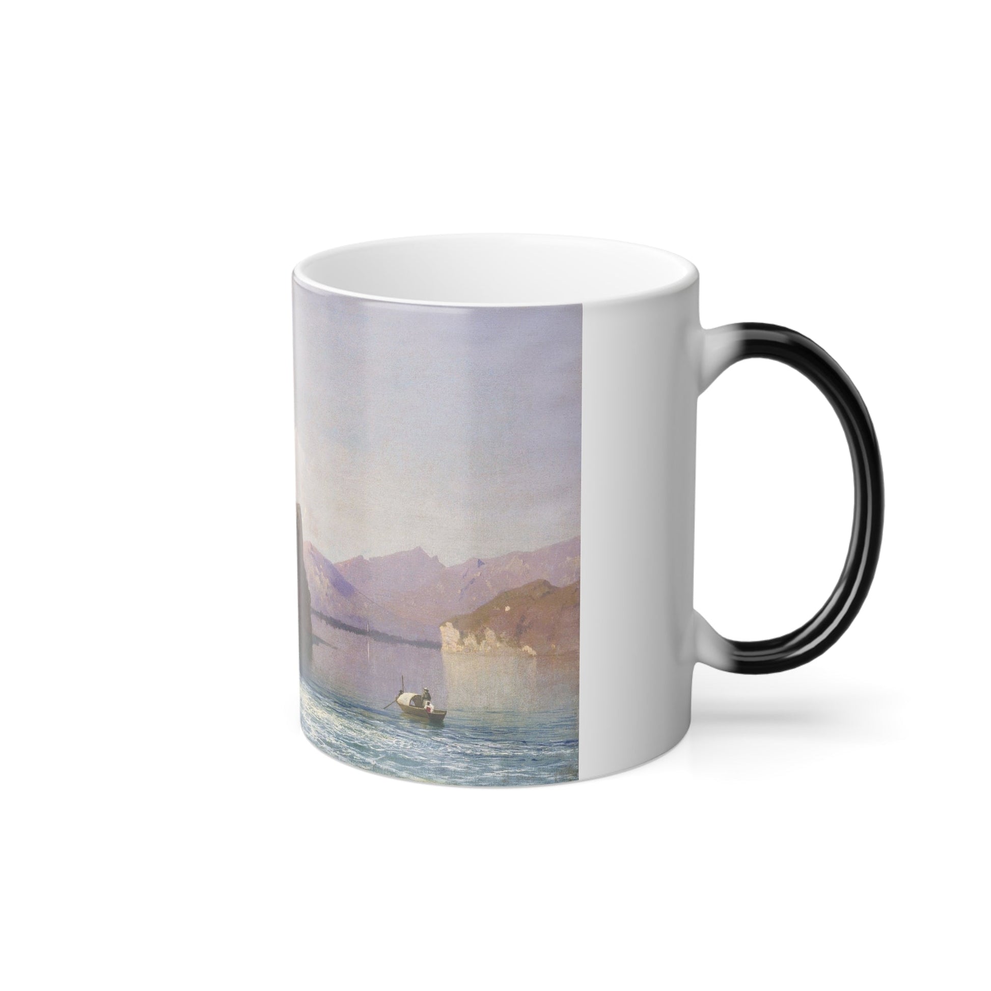 Arseny Ivanovich Meshchersky (1834-1902) Waterfall - 1867 - Color Changing Mug 11oz-11oz-The Sticker Space