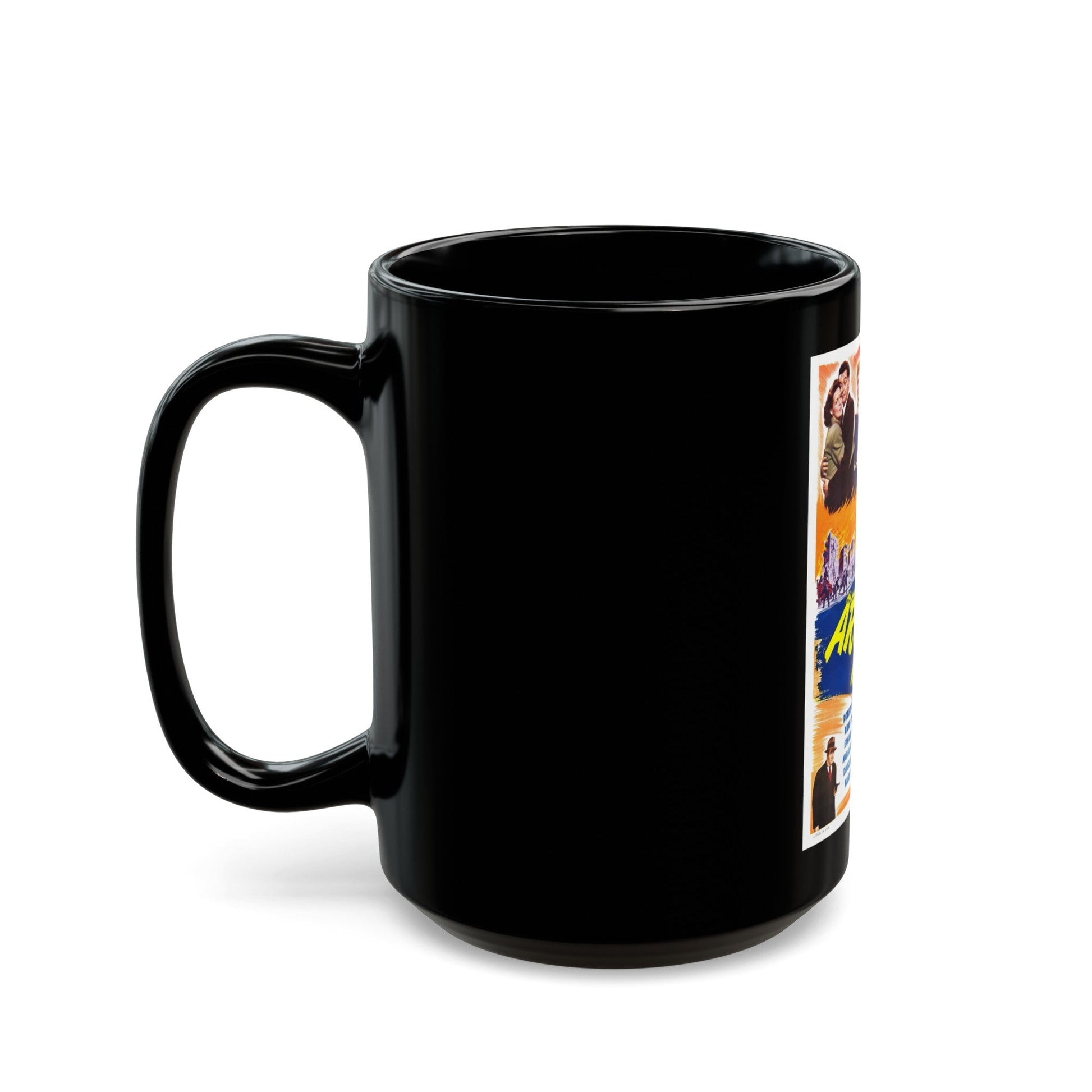 ARSON, INC 1949 Movie Poster - Black Coffee Mug-The Sticker Space