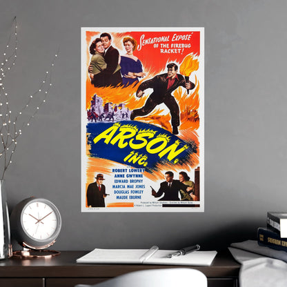 ARSON, INC 1949 - Paper Movie Poster-The Sticker Space