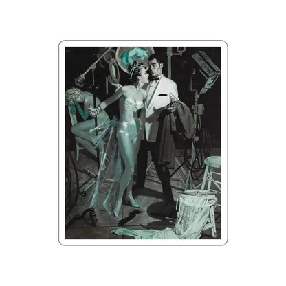 Arson, Inc., 1958 (Magazine Illustration) STICKER Vinyl Die-Cut Decal White Die-Cut 4 Inch - The Sticker Space