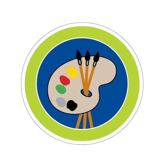 Art (Boy Scouts Merit Badge) STICKER Vinyl Die-Cut Decal 6 Inch - The Sticker Space