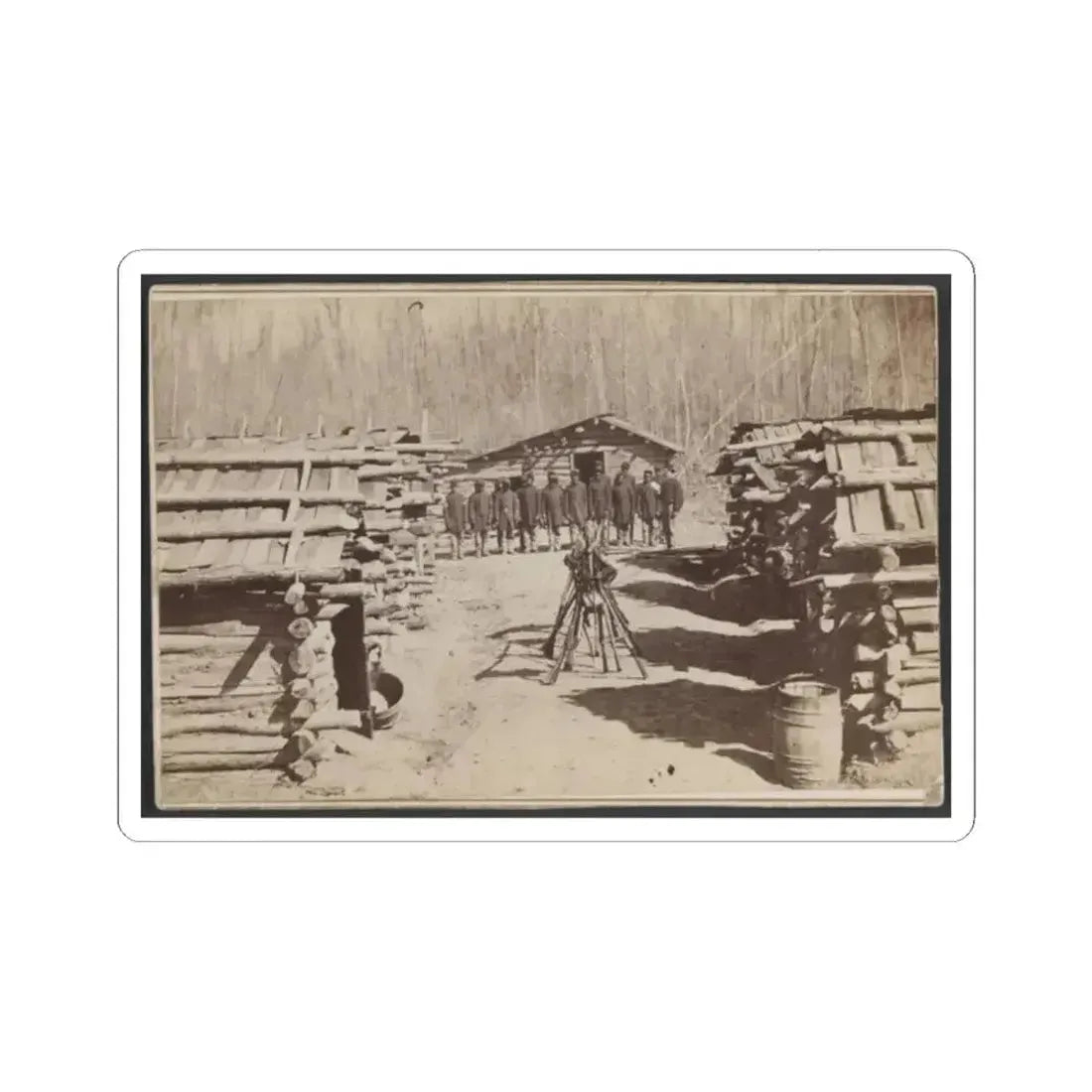 Art. Qts. 64 U.S.C., Palmyra Bend, Miss. (U.S. Civil War) STICKER Vinyl Kiss-Cut Decal 2 Inch White - The Sticker Space