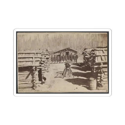 Art. Qts. 64 U.S.C., Palmyra Bend, Miss. (U.S. Civil War) STICKER Vinyl Kiss-Cut Decal 2 Inch White - The Sticker Space