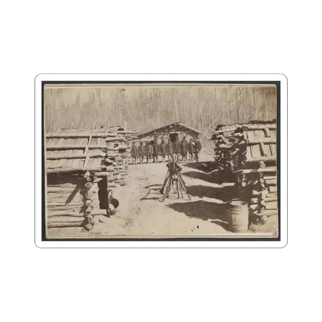 Art. Qts. 64 U.S.C., Palmyra Bend, Miss. (U.S. Civil War) STICKER Vinyl Kiss-Cut Decal 3 Inch White - The Sticker Space