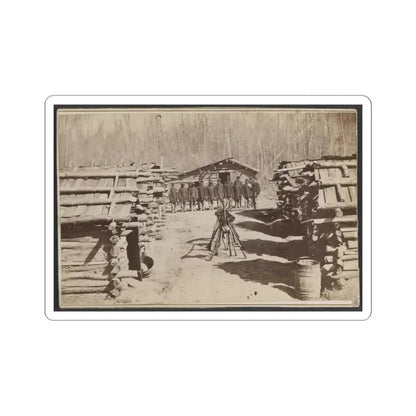 Art. Qts. 64 U.S.C., Palmyra Bend, Miss. (U.S. Civil War) STICKER Vinyl Kiss-Cut Decal 6 Inch White - The Sticker Space