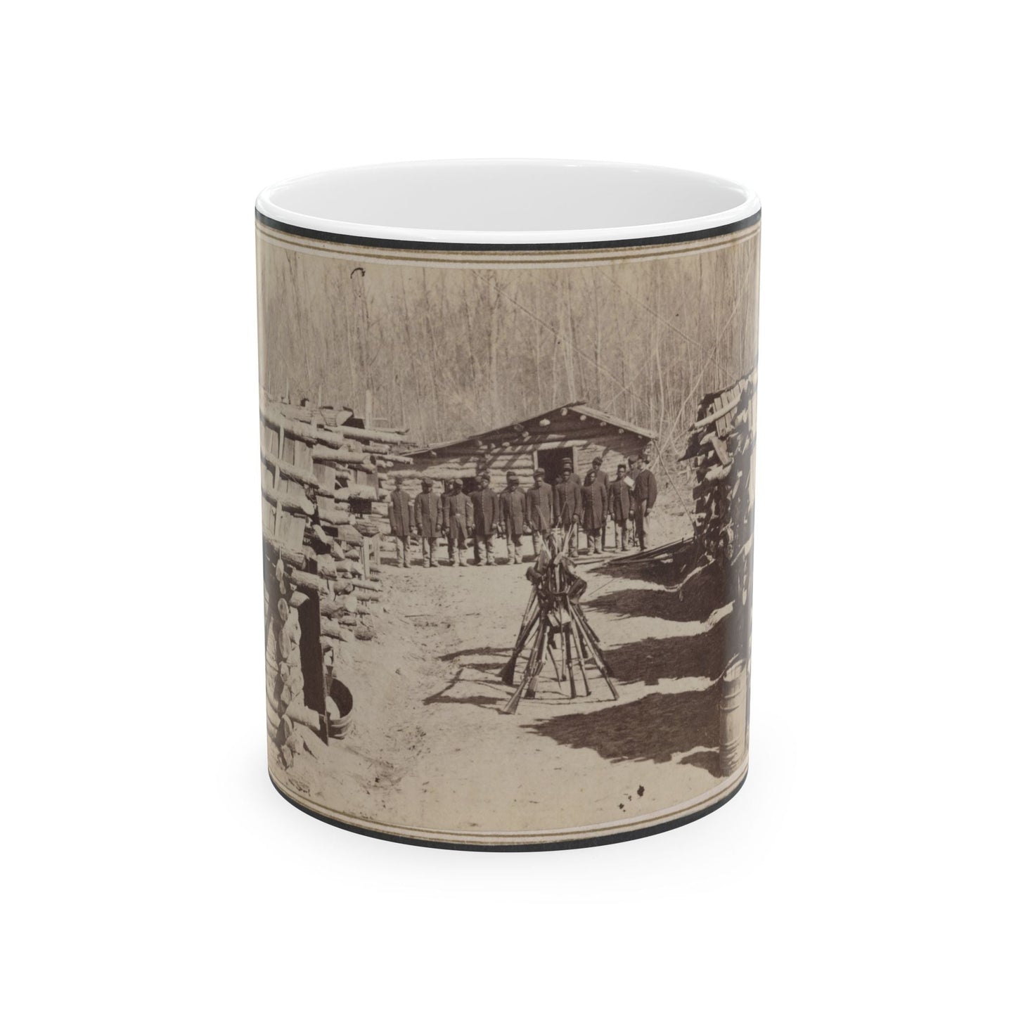 Art. Qts. 64 U.S.C., Palmyra Bend, Miss. (U.S. Civil War) White Coffee Mug-11oz-The Sticker Space