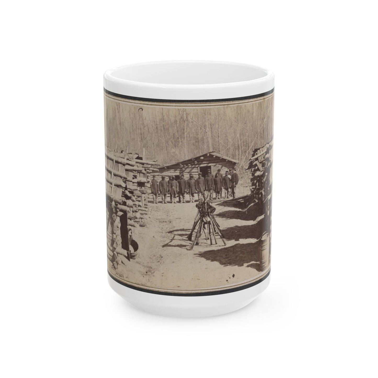 Art. Qts. 64 U.S.C., Palmyra Bend, Miss. (U.S. Civil War) White Coffee Mug-15oz-The Sticker Space