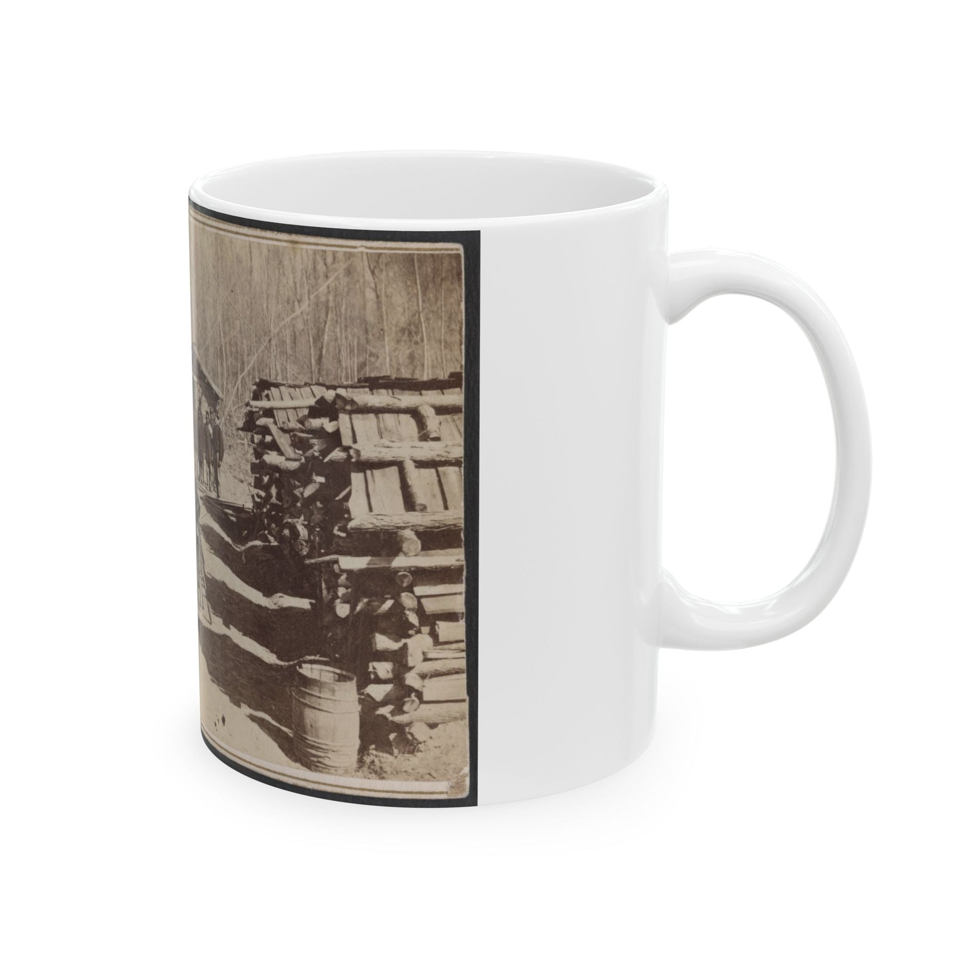 Art. Qts. 64 U.S.C., Palmyra Bend, Miss. (U.S. Civil War) White Coffee Mug-The Sticker Space