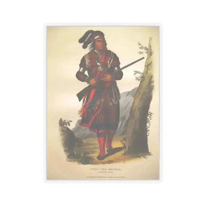 Arte de Norteamerica Dahlem 12 (Native Americans in Art) STICKER Vinyl Kiss-Cut Decal 2 Inch Transparent - The Sticker Space