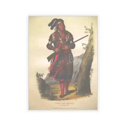 Arte de Norteamerica Dahlem 12 (Native Americans in Art) STICKER Vinyl Kiss-Cut Decal 4 Inch Transparent - The Sticker Space