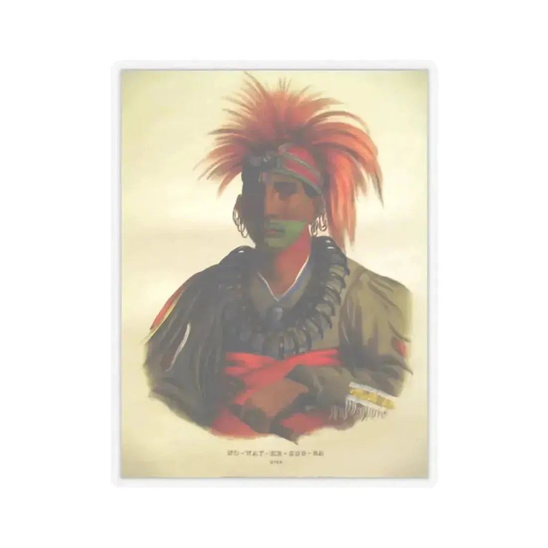 Arte de Norteamerica Dahlem 13 (Native Americans in Art) STICKER Vinyl Kiss-Cut Decal - The Sticker Space