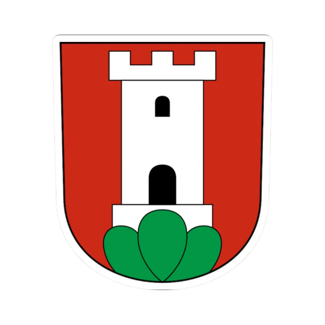 Arth-blazon (Switzerland) (Coat of Arms) STICKER Vinyl Kiss-Cut Decal 2 Inch White - The Sticker Space