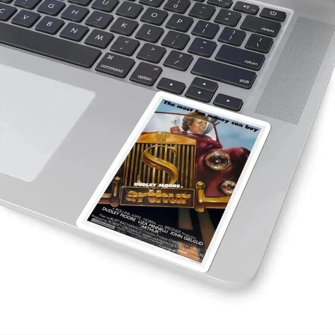 Arthur 1981 Movie Poster - STICKER Vinyl Kiss-Cut Decal - The Sticker Space