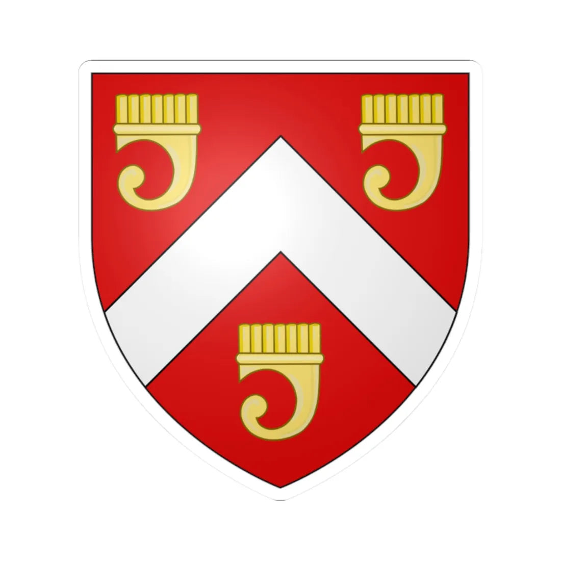 Arthur arms (Scotland) (Coat of Arms) STICKER Vinyl Kiss-Cut Decal 2 Inch White - The Sticker Space