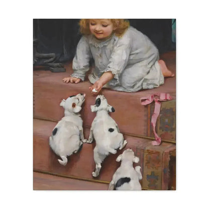 Arthur John Elsley (1861-1952) A Dead Heat 1893 - Canvas Wall Art - The Sticker Space