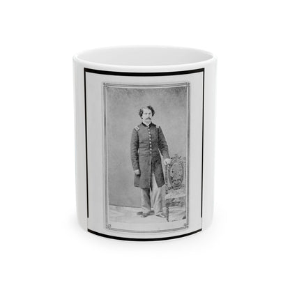 Arthur Linn, U.S.A., In Uniform, Full-Length Portrait, Facing Front (U.S. Civil War) White Coffee Mug