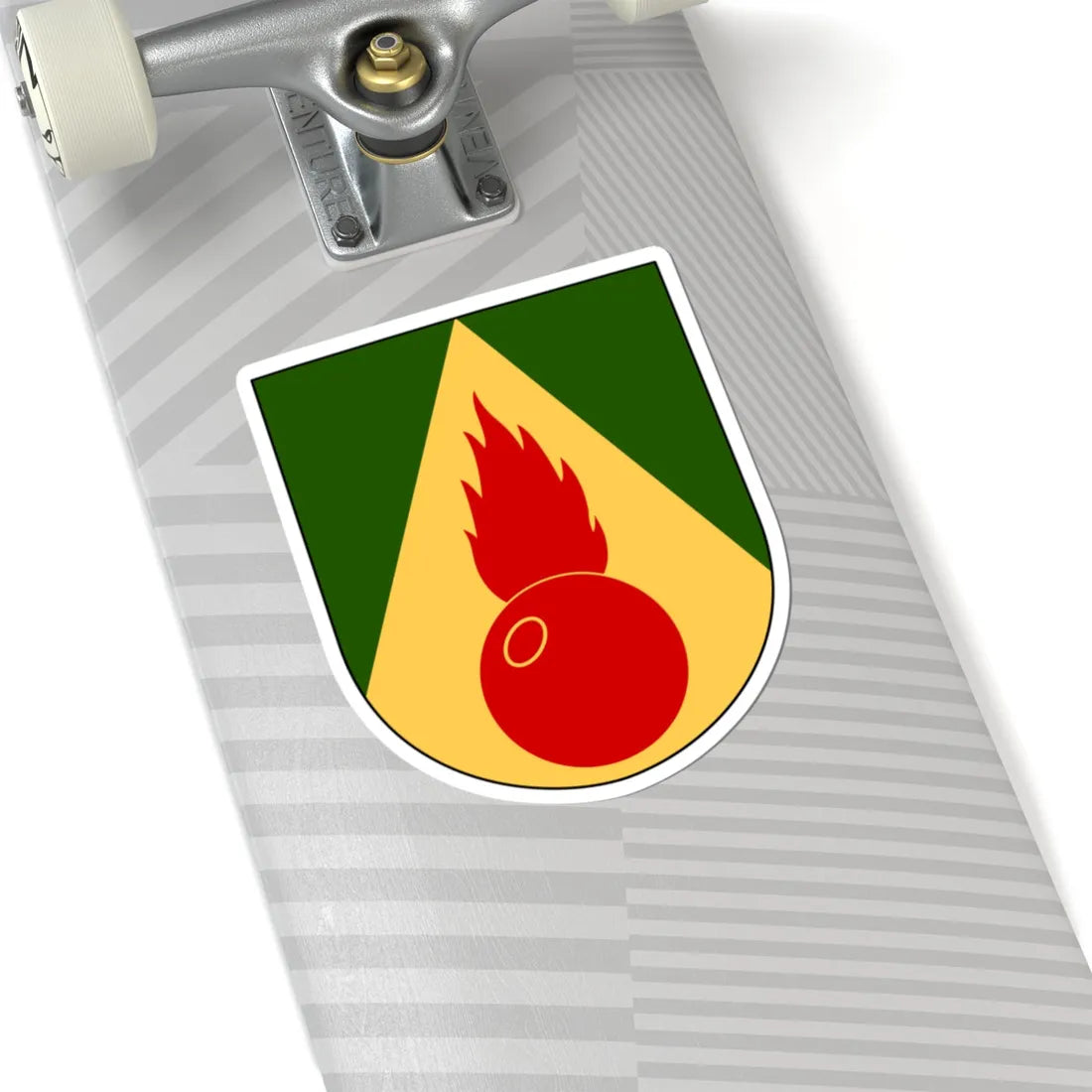 Artilleriregementet 913. kompaniet vapen (Sweden) (Coat of Arms) STICKER Vinyl Kiss-Cut Decal - The Sticker Space