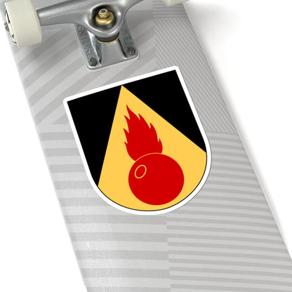 Artilleriregementet 914. kompaniet vapen (Sweden) (Coat of Arms) STICKER Vinyl Kiss-Cut Decal - The Sticker Space