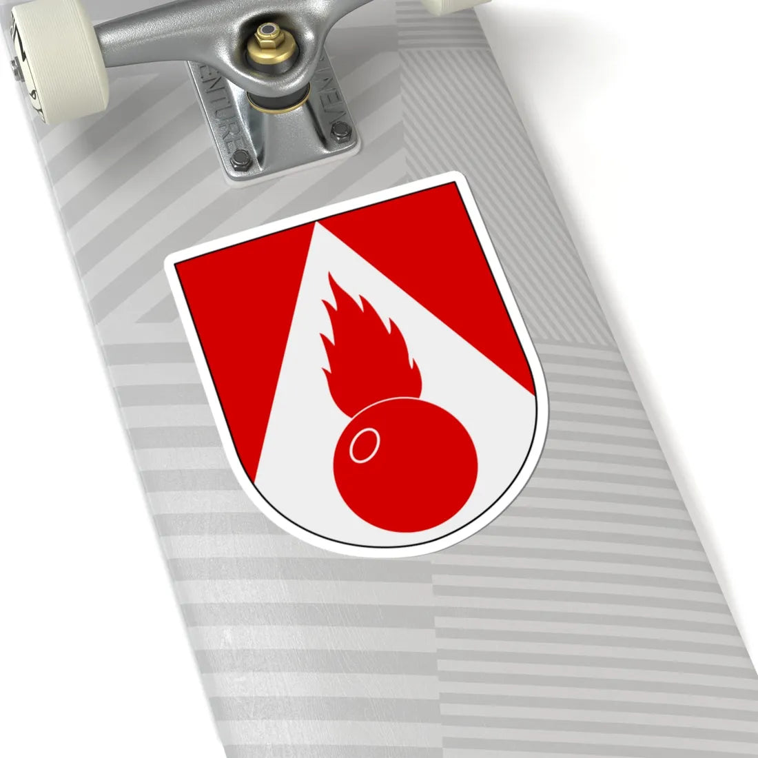 Artilleriregementet 920. kompaniet vapen (Sweden) (Coat of Arms) STICKER Vinyl Kiss-Cut Decal - The Sticker Space