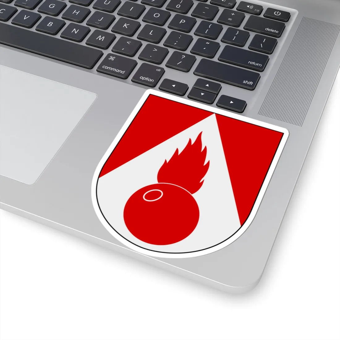 Artilleriregementet 920. kompaniet vapen (Sweden) (Coat of Arms) STICKER Vinyl Kiss-Cut Decal - The Sticker Space