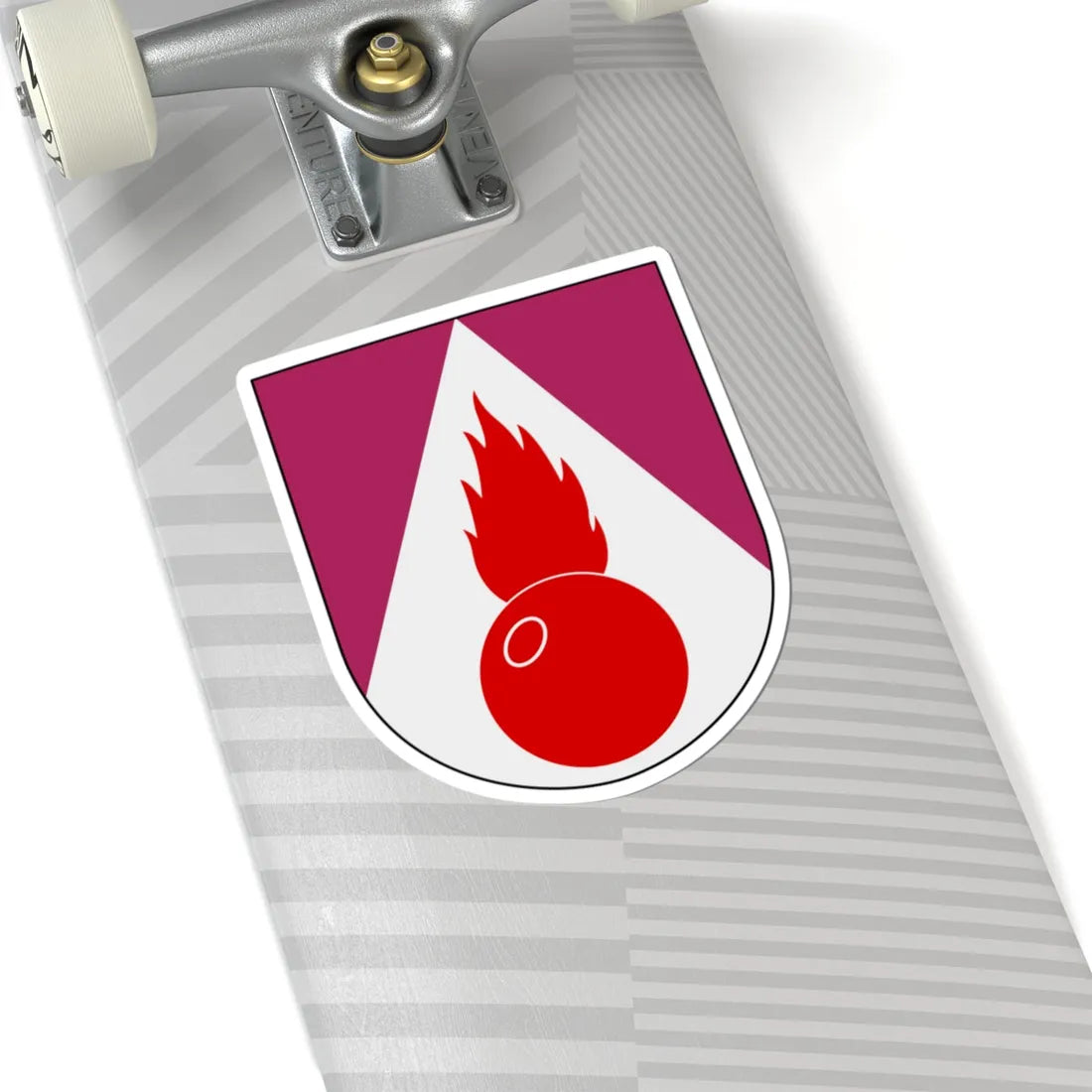 Artilleriregementet 922. kompaniet vapen (Sweden) (Coat of Arms) STICKER Vinyl Kiss-Cut Decal - The Sticker Space