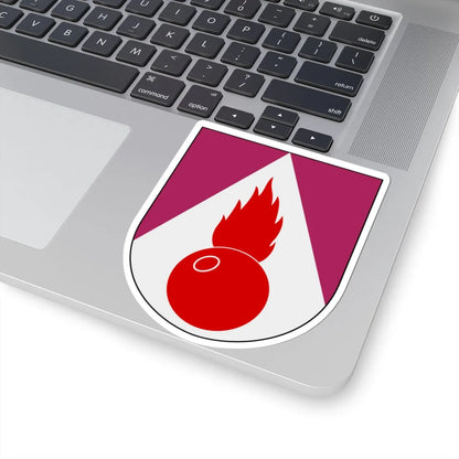 Artilleriregementet 922. kompaniet vapen (Sweden) (Coat of Arms) STICKER Vinyl Kiss-Cut Decal - The Sticker Space