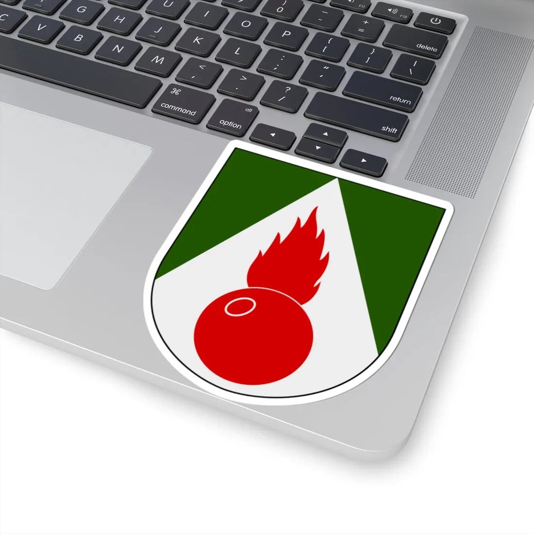 Artilleriregementet 923. kompaniet vapen (Sweden) (Coat of Arms) STICKER Vinyl Kiss-Cut Decal - The Sticker Space