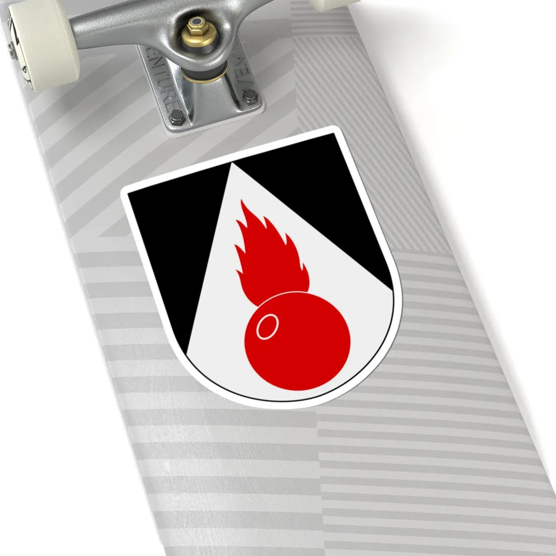 Artilleriregementet 924. kompaniet vapen (Sweden) (Coat of Arms) STICKER Vinyl Kiss-Cut Decal - The Sticker Space