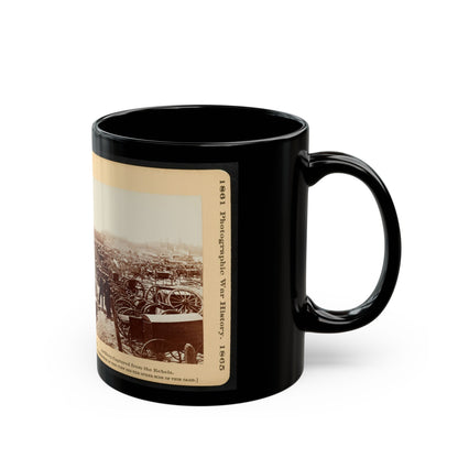 Artillery Captured From The Rebels 001 (U.S. Civil War) Black Coffee Mug