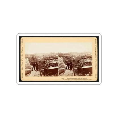 Artillery Captured From The Rebels 001 (U.S. Civil War) STICKER Vinyl Die-Cut Decal - The Sticker Space