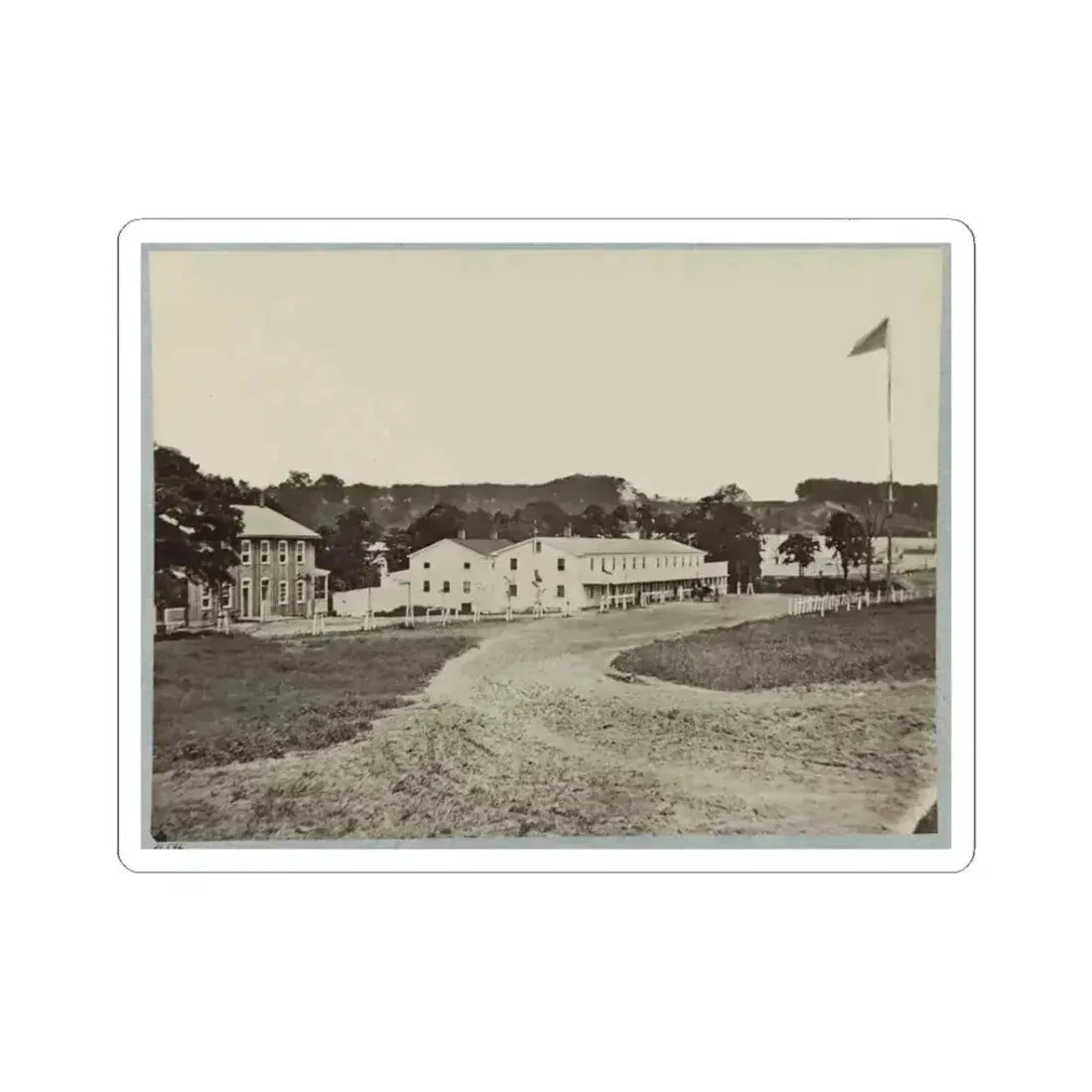 Artillery Depot, (Camp Barry) Near Washington, D.C. (U.S. Civil War) STICKER Vinyl Kiss-Cut Decal 3 Inch White - The Sticker Space