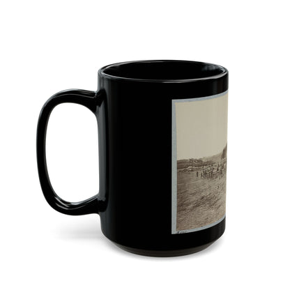 Artillery Going Into Action On South Bank Of Rappahannock, May 2, 1863 (U.S. Civil War) Black Coffee Mug