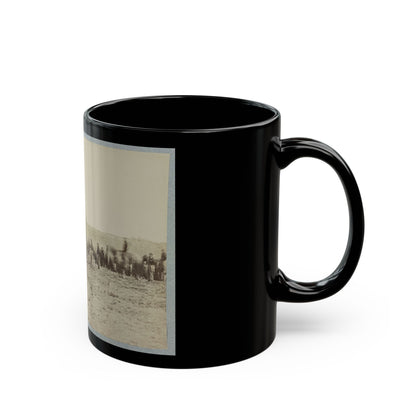 Artillery Going Into Action On South Bank Of Rappahannock, May 2, 1863 (U.S. Civil War) Black Coffee Mug