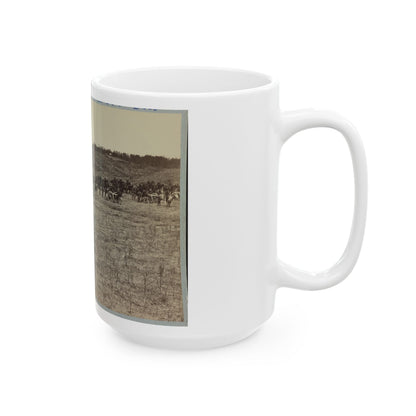 Artillery Going Into Action On South Bank Of Rappahannock River - June 4, 1863 (U.S. Civil War) White Coffee Mug