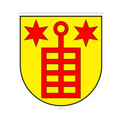 Arvigo wappen (Switzerland) (Coat of Arms) STICKER Vinyl Kiss-Cut Decal 2 Inch White - The Sticker Space