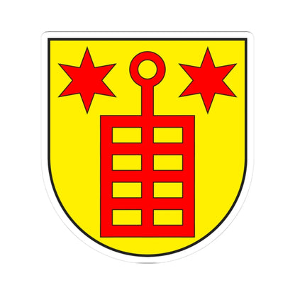 Arvigo wappen (Switzerland) (Coat of Arms) STICKER Vinyl Kiss-Cut Decal 3 Inch White - The Sticker Space