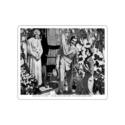 As Big A Fool, Liberty magazine, April 18, 1936 (Magazine Illustration) STICKER Vinyl Die-Cut Decal White Die-Cut 2 Inch - The Sticker Space