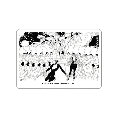 As Flo Ziegfeld Would Do It, Ballyhoo Magazine, November 1931 (Magazine Illustration) STICKER Vinyl Die-Cut Decal - The Sticker Space
