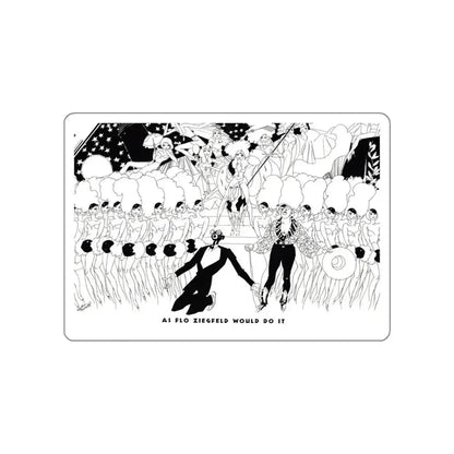 As Flo Ziegfeld Would Do It, Ballyhoo Magazine, November 1931 (Magazine Illustration) STICKER Vinyl Die-Cut Decal - The Sticker Space