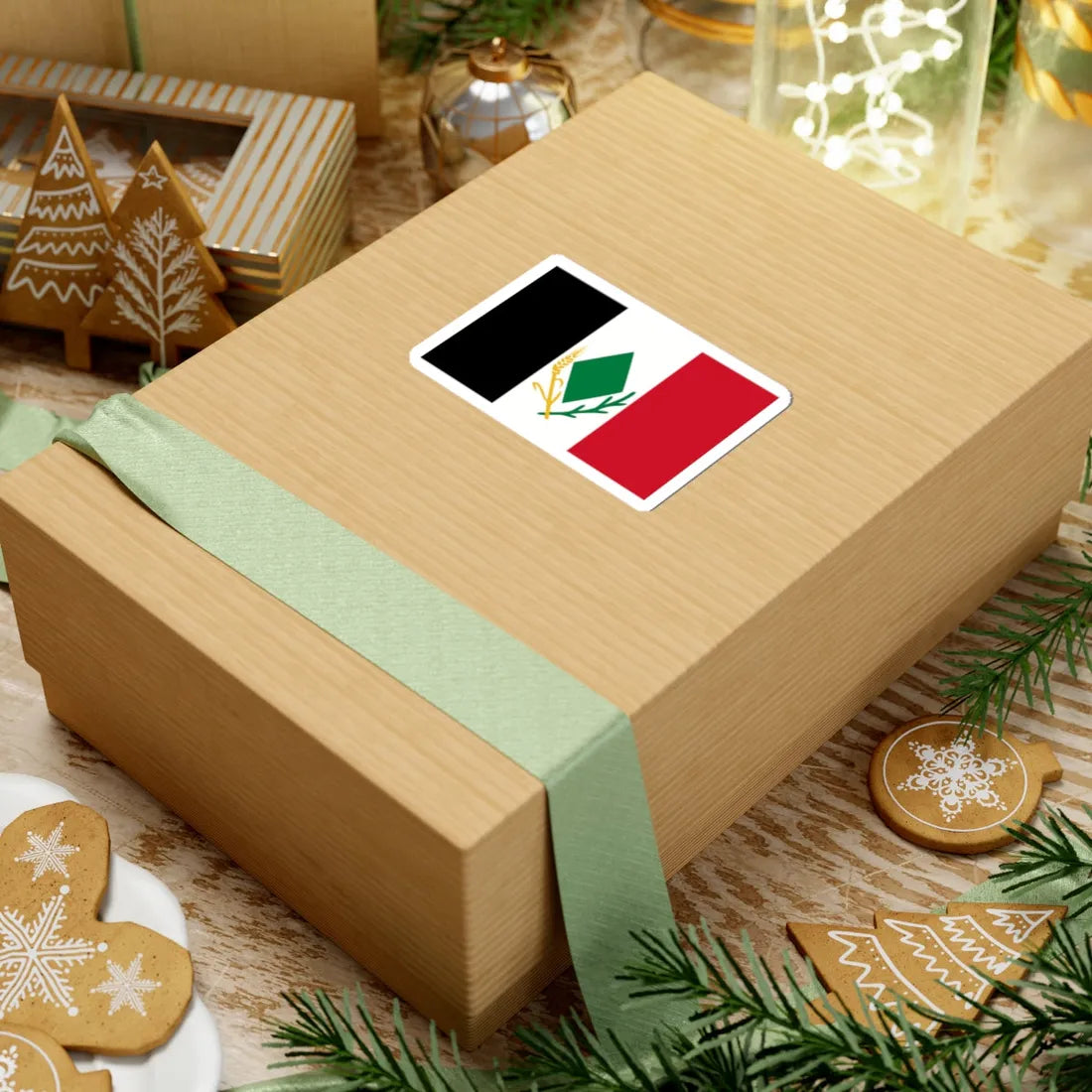 Asad Shufani proposed Palestine flag alt 1 (Palestine) STICKER Vinyl Kiss-Cut Decal - The Sticker Space