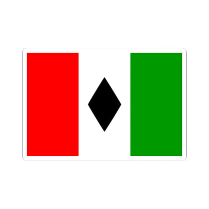 Asad Shufani proposed Palestine flag alt 2 (Palestine) STICKER Vinyl Kiss-Cut Decal 3 Inch White - The Sticker Space