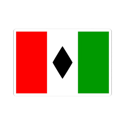 Asad Shufani proposed Palestine flag alt 2 (Palestine) STICKER Vinyl Kiss-Cut Decal 4 Inch White - The Sticker Space