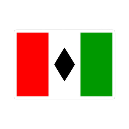 Asad Shufani proposed Palestine flag alt 2 (Palestine) STICKER Vinyl Kiss-Cut Decal 6 Inch White - The Sticker Space