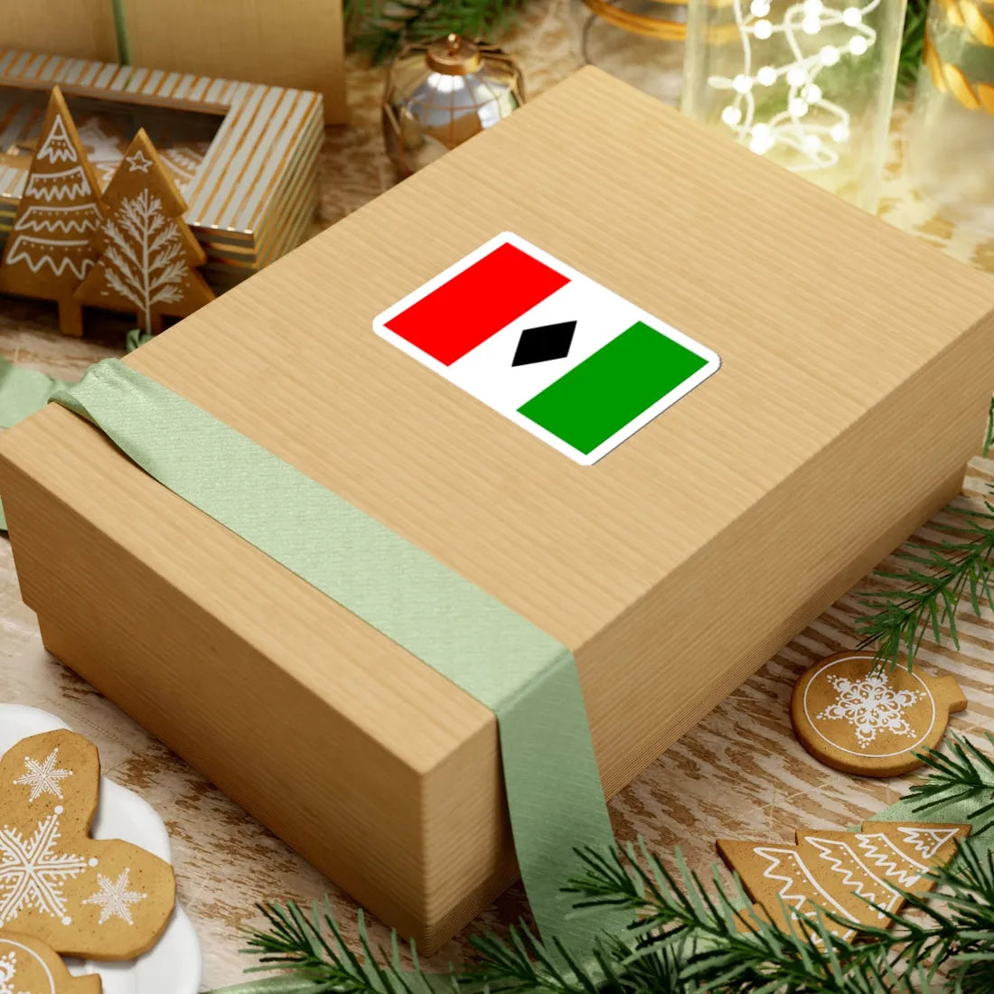 Asad Shufani proposed Palestine flag alt 2 (Palestine) STICKER Vinyl Kiss-Cut Decal - The Sticker Space