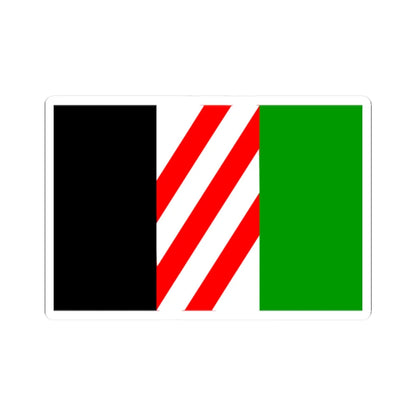 Asad Shufani proposed Palestine flag alt 3 (Palestine) STICKER Vinyl Kiss-Cut Decal 2 Inch White - The Sticker Space