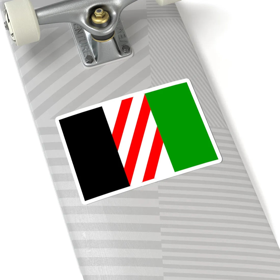 Asad Shufani proposed Palestine flag alt 3 (Palestine) STICKER Vinyl Kiss-Cut Decal - The Sticker Space